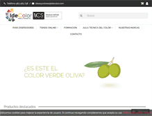Tablet Screenshot of idecolor.com